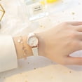thumbnail image 1 of Relojes de pulsera para mujer, estilo coreano, moda informal, conjunto de reloj de cuarzo para mujer, reloj de moda, 1 of 4
