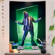 thumbnail image 3 of Tapiz bohemio vintage de la película Beetlejuice 2, decoración de pared con Buda indio, brujería hippie, tapiz de pared barato, 3 of 5