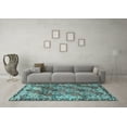 thumbnail image 3 of Ahgly Company Indoor Rectangle Persian Light Blue Traditional Area Rugs, 8' x 12', 3 of 4