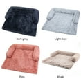 thumbnail image 4 of Manta del sofá del perro de la felpa del sofá cama de la estera del perro, cama impermeable Eccomum Gris claro,METRO, 4 of 7