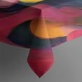 thumbnail image 3 of Colorful Abstract Pattern Rectangle Tablecloth 60"x84",Waterproof Polyester Rectangle Table Cloth, Wipeable Spillproof Polyester Tablecloth for Dining, Camping, Indoor and Outdoor, 3 of 5