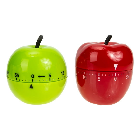 GOOHOCHY 2 Temporisateurs de Cuisine en Plastique avec Forme de Temporisateur pour Cuisson et Enregistreurs.