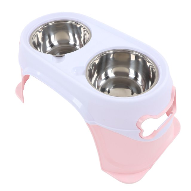 Raised Pet Bowls With Neck Guard, Slip Bottom, Removable, Stable, Elevated Cat Bowls For Home