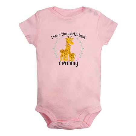

iDzn I Have The Worlds Best Mommy Funny Rompers For Babies Newborn Baby Unisex Bodysuits Infant Jumpsuits Toddler 0-24 Months Kids One-Piece Oufits