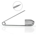 thumbnail image 3 of Smooth Surface Stainless Steel Safety Pins, Multi-Purpose & Heavy Duty Pins for Craft Works, Laundry, and Upholstery, Updated Sharp Design Offers Superior Handling, 3 of 7