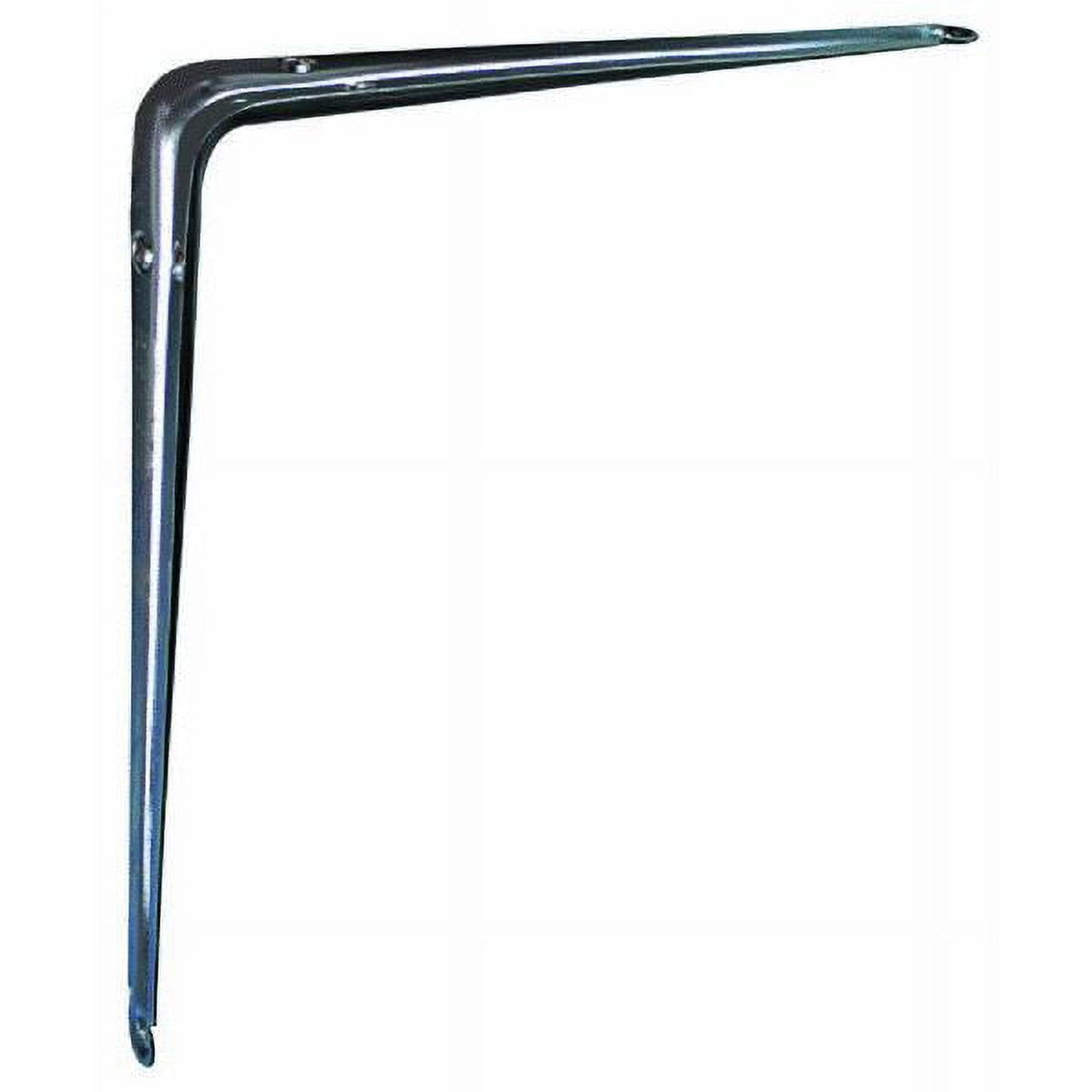 National Hardware 12 In. x 14 In. Zinc-Plated Steel Shelf Bracket Pack of 10