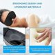 thumbnail image 4 of Sleep Eye Mask For Men Women, 3d Contoured Cup Sleeping Mask & Blindfold, Concave Molded Night Sleep, 4 of 4