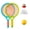 Blue and green, variant on Sturdy Youth Badminton Set Weather Resistant Design Great For Ages 5-12 Years