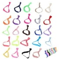 thumbnail image 4 of Anneau de Cheveux Sans Couture Haute Élasticité Noué Support de Queue de Cheval Réglable Accessoires de Chouchous Colorés Multi Couleur Kaki, 4 of 7