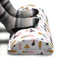 thumbnail image 3 of Mushroom Foot Rest, Colorful Pattern with Morchella Morel Porcini Mushrooms in Cartoon Style, Non-Slip Backing Adjustable Ergonomic Memory Foam Leg Support for Office, Multicolor, by Ambesonne, 3 of 5