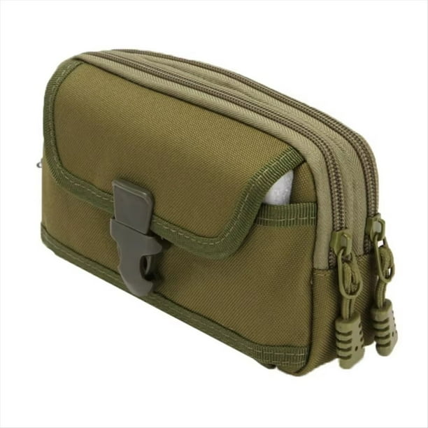 Riñonera Táctica Molle, para Teléfono Móvil para Exteriores, para Acampar, Hacer Senderismo, Soporte para Accesorios C