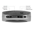 thumbnail image 6 of SHARP Digital Alarm Clock, Cosmic Silver, Easy to Set Controls, Red LED Display, 6 of 8