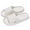 White, variant on Fgnfyis Women's Slippers Thick Soled Indoor Non Leisure Soft Soled Slippers for Summer Bathroom Comfort Womens Slippers Grey