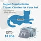 thumbnail image 3 of Transportín de mascotas aprobado por Pawaii Airline para gatos y perros de 6 kg, 3 of 9