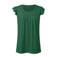 thumbnail image 4 of Beach Vacation Clothes for Women Cropped Thick Strap Top Boys Undershirts X Curved Top Camisole with Bra Bra plus Camisole with Padded for Women Cute Tops Juniors Crop Tops Big Girls Green L, 4 of 7