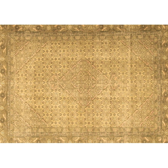 Ahgly Company Indoor Rectangle Persian Brown Traditional Area Rugs, 2' x 4'