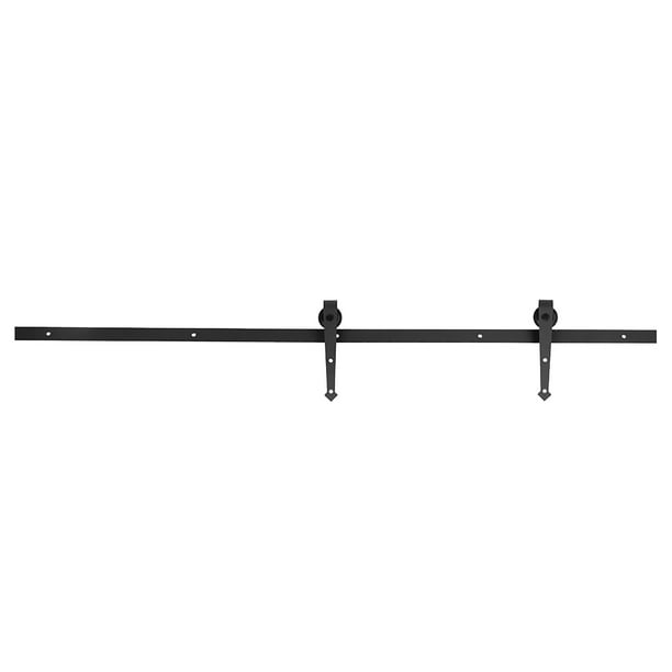 Barn Door Hanging Rail,2.44m Single Door Arrow Sliding Barn Door Hardware Sliding Door Rail