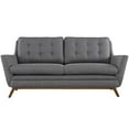 thumbnail image 5 of Modway Beguile Upholstered Fabric Loveseat in Gray, 5 of 5
