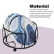 thumbnail image 5 of Portavasos, 1uds 4,25" - Hierro Metal Posavasos Almacenamiento Estante para Redondo Posavasos, Capacidad para 6 Posavasos (Negro), 5 of 6