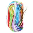 thumbnail image 1 of KAKOWELY 200pcs Colorful Braided Rope PVC Braided Wire Plastic DIY Braided Rope DIY Braided String,39.37"X0.07"X0.07", 1 of 4
