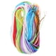 thumbnail image 1 of 200 piezas de cuerda trenzada de colores, alambre trenzado de PVC, plástico, para manualidades., 1 of 7