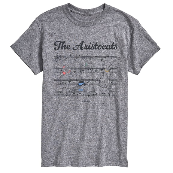 The Aristocats - Sheet Music - Men's Short Sleeve Graphic T-Shirt