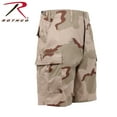 thumbnail image 2 of Rothco Camo BDU Shorts,Tri-Color Desert Camo,Small, 2 of 3