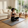 thumbnail image 6 of BalanceFrom 12-Pack 24”x24” Interlocking Foam Puzzle Exercise Mat, 1/2” Thick, Gray, 6 of 9