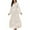 White, variant on Wancir Womens Muslim Abaya Dress One-Piece V Neck Dress Islamic Full Length Kaftan Daily Casual Dress