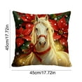 thumbnail image 5 of Christmas Pillow Covers for Decorations Indoor18x18" Christmas Pillow Covers Decorative Pillow Cases with Soft Fabric Hidden Zipper Cushion Covers, 5 of 7