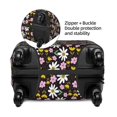 thumbnail image 5 of Wukai Daisies Flowers Elastic Luggage Cover: Personalized Protection for Your Suitcase - Fits 19~29-inch, Washable & Durable Travel Companion-X-Large, 5 of 8