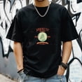 thumbnail image 3 of Men's Short Sleeve Graphic T shirt Collection Summer New Trend Fashion Sweatshirt Loose Fit for Big and Tall Men Shirts, 3 of 5