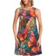 thumbnail image 1 of Balery Butterflies On Rocky Cliff Vestidos de verano para mujer con estampado: vestido holgado sin mangas, vestido playero informal y cómodo para días calurosos., 1 of 7
