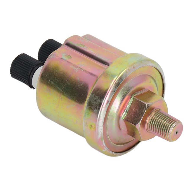 Oil Pressure Sensor, Easy To Install Portable Oil Pressure Sensor Replacement Stable 1/8NPT For Industrial Working Matte Finish Double Head,Glossy Finish Double Head,Glossy Finish