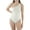 Gold, variant on Lauren Ralph Lauren Womens One Shoulder Metallic One-Piece Swimsuit