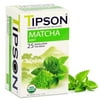 Tipson Organic Matcha Green Tea - Organic Mint - 25 Foil Enveloped Double Chambered Bags - Antioxidant Benefits - Health Energy Supplement - Keto/Paleo
