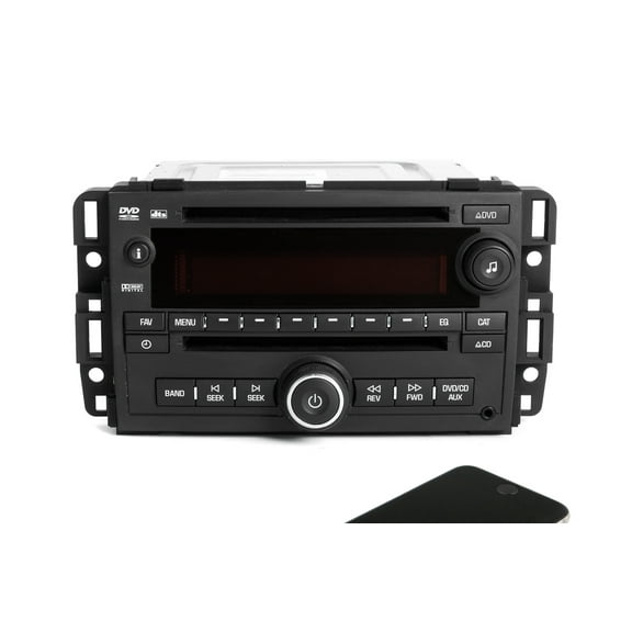 Restored 2007 Saturn Outlook AM FM CD DVD Player Radio w Aux Bluetooth Upgrade 25802327 (Refurbished)