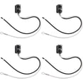 thumbnail image 1 of 4PCS Trailer Light 2 Wire Pigtail Harness 10" Long, 2 Pin Trailer Light Connector Fits with 2" and 2.5" Side Marker/Clearance Light, 2-Wire Pigtail for Optronics Trailer Lights, 1 of 6