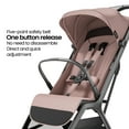 thumbnail image 6 of MAMA & BABY Packa Travel Stroller with One-Hand Automatic Folding, Ultra-Compact, Pink, 18.3LB, Unisex, 6 of 9