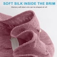 thumbnail image 4 of 55-58cm hat circumference adjustable fisherman hat women's big brim sunscreen hat foldable pearl lace sun hatpink, 4 of 5