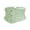 A1 Green, variant on Women's Short Underbust Corset Floral Brocade Waspie Waist Cincher Vintage Belt Black S