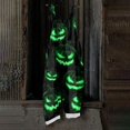 thumbnail image 7 of Halloween Jumpsuits for Women Spaghetti Strap Overalls Print Loose Sleeveless Linen Romper, 7 of 7