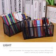 thumbnail image 3 of Pen Organizer Office Divided Brushes Holder Stationery Storage Holder Office Supply, 3 of 9