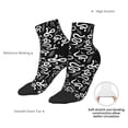 thumbnail image 6 of Fuzoiu Hand Drawn Snake Print Adult Socks, Crew Moisture-wicking Socks, Unisex Cushion Crew Socks,Casual Sports Ankle Socks, 6 of 7