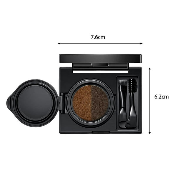 BELOVING 2 Color Eyebrow Powder, Waterproof Cosmetic Set, Long-Lasting with Brush Built Light and Dark Brown