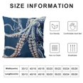 thumbnail image 5 of ONETECH Coastal Pillow Covers, Nautical Pillow Covers, Nautical Coastal Octopus Pillows Decorative Pillowcase Throw Pillow Cover , Ocean Beach Octopus for Sofa Bed Room Home Decor, 5 of 5