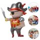 thumbnail image 3 of EeaseMX 3 globos de aluminio de capitán pirata para fiesta de cumpleaños pirata., 3 of 8