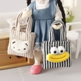 thumbnail image 3 of Ettsollp Miniature Canvas Bag with Cartoon Pattern Lifelike Fabric Mini Bag for Dolls Dress Up Decor Toys Doll House Accessories for 1/6 1/12 Scale Dolls, 3 of 8