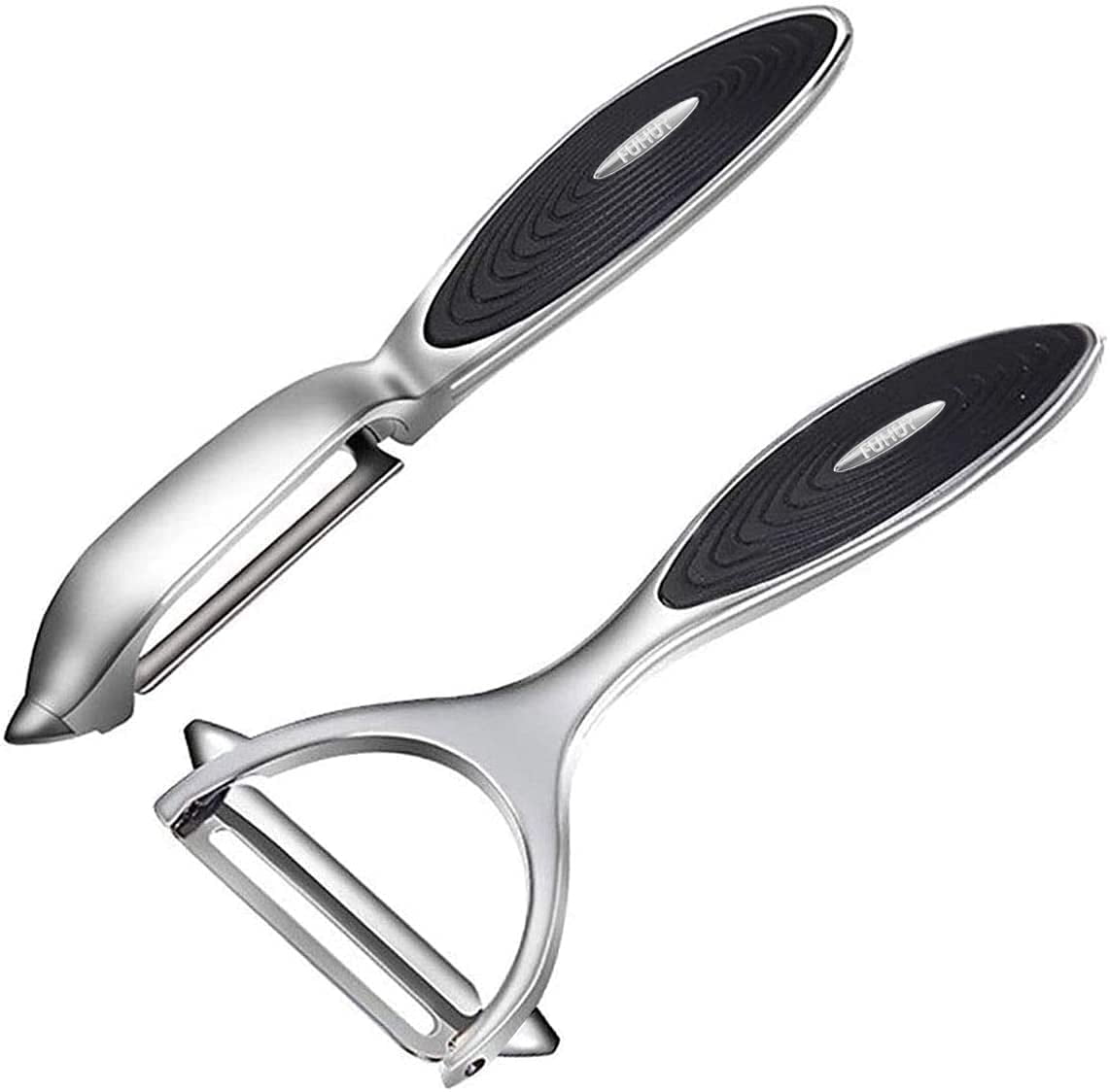 Potato, Vegetable, Apple Peelers for Kitchen, Fruit, Carrot, Veggie, Potatoes Peeler, Y-shaped and I-shaped Stainless Steel Peelers, with Ergonomic ...