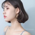thumbnail image 3 of 20G Sterling Silver Ball Bead Sleeper Small Hoop Earrings Tragus Cartilage Nose Rings Septum Piercing Hoops, 3 of 6